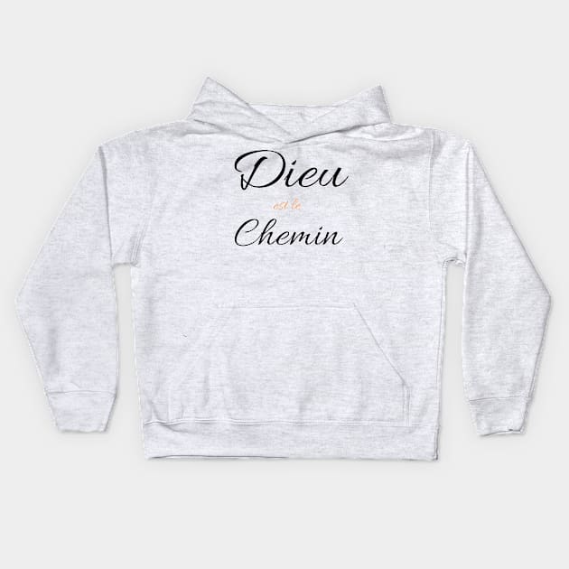 Dieu est la solution Kids Hoodie by Level up